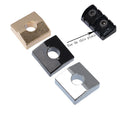 Electric Guitar Locking Nut Blocks (L*W=11.2*11.2mm) for Tremolo Bridge Black/Gold/Silver