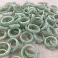 GT Anillo De Jade Ring Natural  Width Green  Male Female Natural Jade Rings