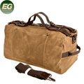 Ga55 Wholesale for Men Travelling Vintage Canvas Leather Weekender Duffle Bags Luxury Carry on Duffel Luggage Weekend Travel Bag