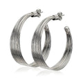 Round Charm Hoop Earring Couples Trendy Elegant Jewelry Party Present Stud Earrings Pendientes