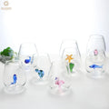 3D Animal Glass Drinking Cup Egg-Shaped Juice Cup Transparent Glass Insulated Water Cup