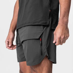 Men's Summer Casual Athletic Shorts Breathable Quick Dry Polyester Mid Length for Running Fitness in Plus Size European Style