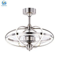 D001 Modern 42 Inch LED Ceiling Fans Tricolor 110/220V Remote Control Decorative Bladeless Home Lamp Designer 36" Ceiling Fans MegaBDM