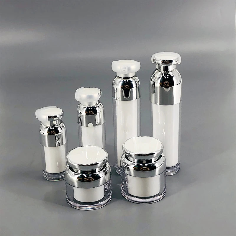 30ml 40ml 50ml 100ml Airless Acrylic Bottle Jar Cap Plastic Spray Pump for Lotion Cream Skincare Packaging
