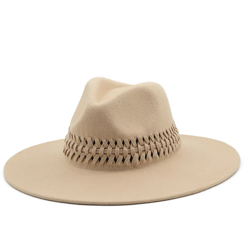 100% Australia Wool Fedora Hats Men - Fall Wool Wide Brim Fedora Hat Women