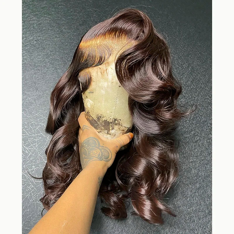 Wholesale Frontal Wigs for Black Women Brown Color SDD swiss Lace Hd Lace Best-selling Brazilian Human Hair Wigs Free Shipping