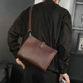 Fahion  High Quality Small Tote Pu Leather Sport Side Chest Sling Crossbody Luggage Travel Shoulder Messenger Bag for Men Women