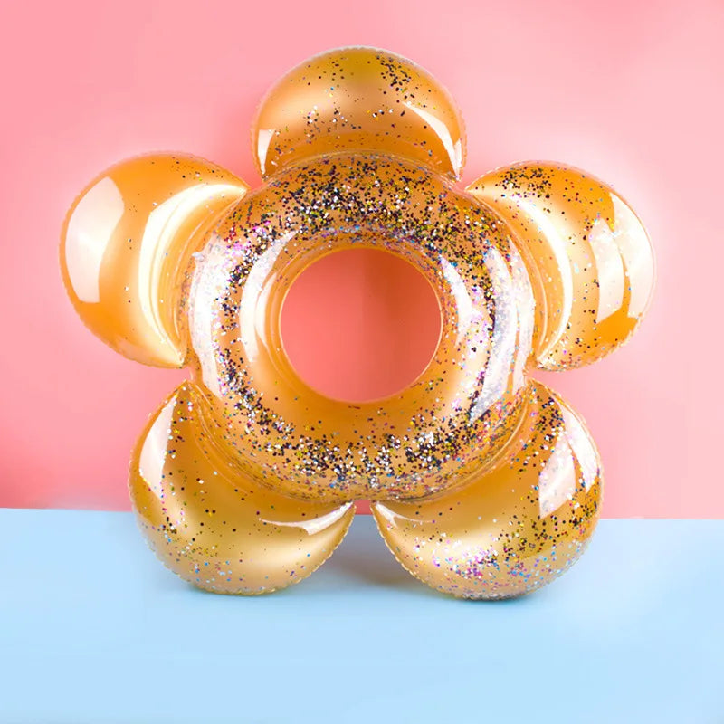 Hot Selling PVC Donut Shape Inflatable Swimming Ring for Children's Summer Beach Party Pool Float Direct from the Manufacturer