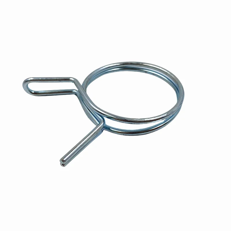 Manufacturer Wholesale Automotive Fuel Double Wire Hose Clamp Stainless Steel Heavy Duty Spring Clip Adjustable Tube Clamp