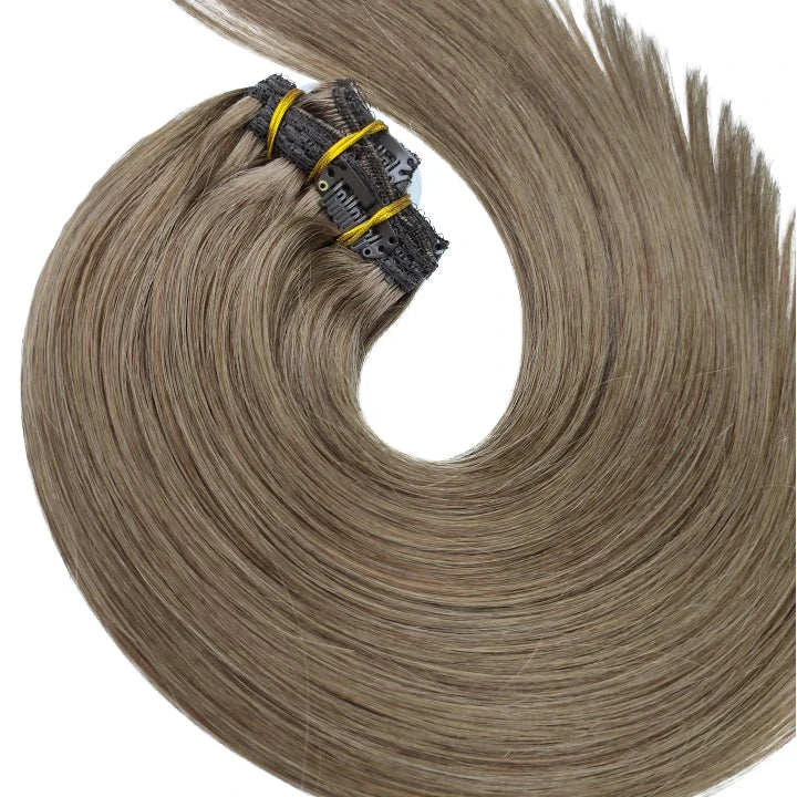Wholesale Cheap Factory Price Human Hair Clip in Extensions Packaging Real Mink Virgin Clip Hair Extensions Natural Hair