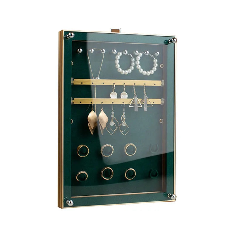 Luxury customize rings earrings pendants metal jewelry showcase display props for Jewellery shop