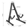 China Supplier Recommend Foldable A-type Guitar Stand Metal Floor Stand for Acoustic Electric Guitar with Small Volume