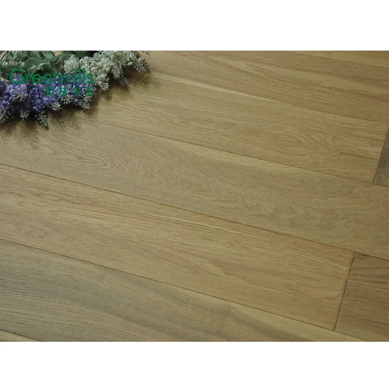 Nice Chinese Factory Hot Sales Eco-friendly Engineered Wood Flooring Bahrain-grey Color 100% Real Wood Flooring