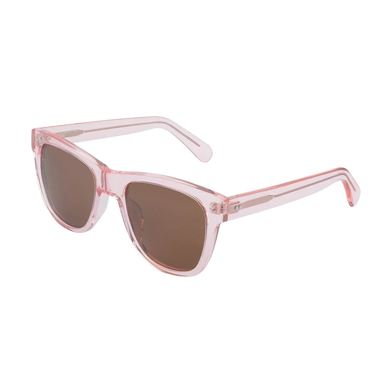 Premium Trendy Custom Logo Large Square Frame Fashion Pink Women Acetate Oversized Sunglasses