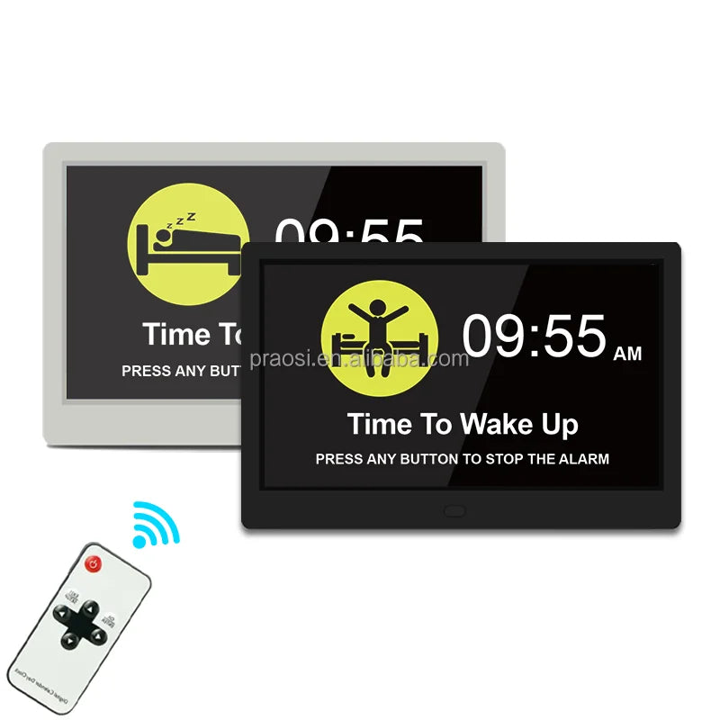 10 Inch Digital Display Alzheimer Dementia Clock Large Modern Desk Clock with Simple Function and Calendars