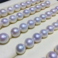 3A Quality High Luster Natural Pearls Beads 2mm 3mm 5mm Factory Price Freshwater Perfect Round Pearl for Necklace MegaBDM