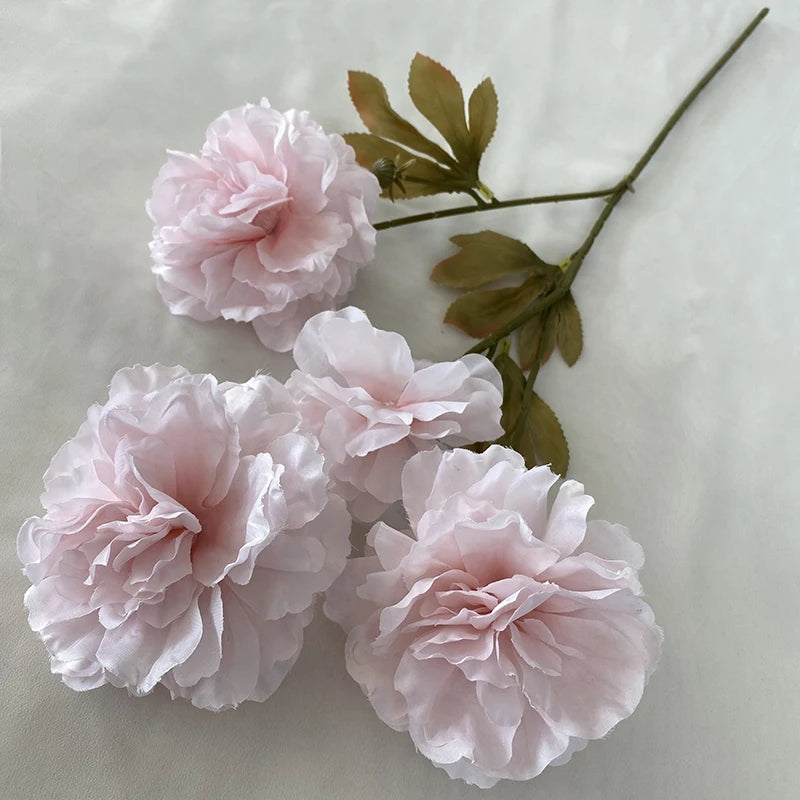 Multicolor-Pink Modern Style 4-Layer Tree Peony Artificial Flower Christmas Graduation Mother's Day Wedding Decoration