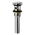 Washroom  Trendy Brass Stainless Steel Sink Drain Bath Pop up Drain Kitchen Basin Pop up Waste
