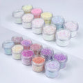 Bulk Chunky Resin Crafts UV Light Color Changing Glitters Sun Changing Color Chunky Glitters for Nail Tumbler Cup Craft DIY