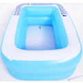 B02 Jilong 57170 Inflatable Rectangular 2-layers Square Plastic Air Swimming Pool 4 Meters Inflatable Pvc Pool