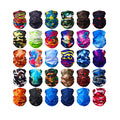 Women Men Yoga Full Color Polyester Neck Gaiter Head Wrap Elastic Sports Wrap Headband Sweat Absorbing Bandana
