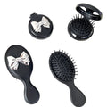 Hair Comb With Mirror Folding Hair Brush With Mirror Mini Bow Air Cushion Comb for Girls