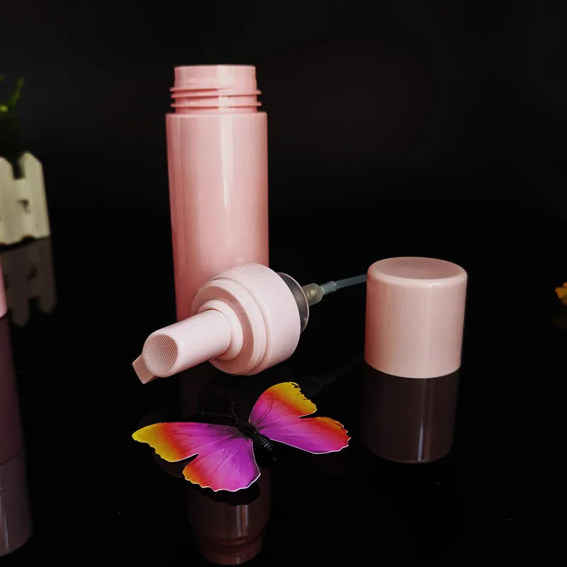 100ml 120ml 150ml 200ml 250ml  Liquid Soap pink Gradient Color PET Plastic Foam Pump Bottle for Skincare Cosmetic pink Bottle