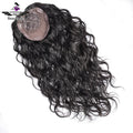 Raw Virgin Unprocessed Russian Hair Natural Silk Part With Wefts Size 6X7 Inch Bouncy Curls Human Hair Topper