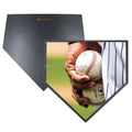 MDFSUB in Stock Home Plate Mdf Plaque Photo Printable 10x10'' Softball Home Plate Shaped White Sublimation Blank Mdf Plaque