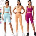 2025 Hot Sale Gym Yoga 3-Piece Suit Elastic Waist Yoga Sports Tracksuit Set Wholesale Custom Logo Yoga Set