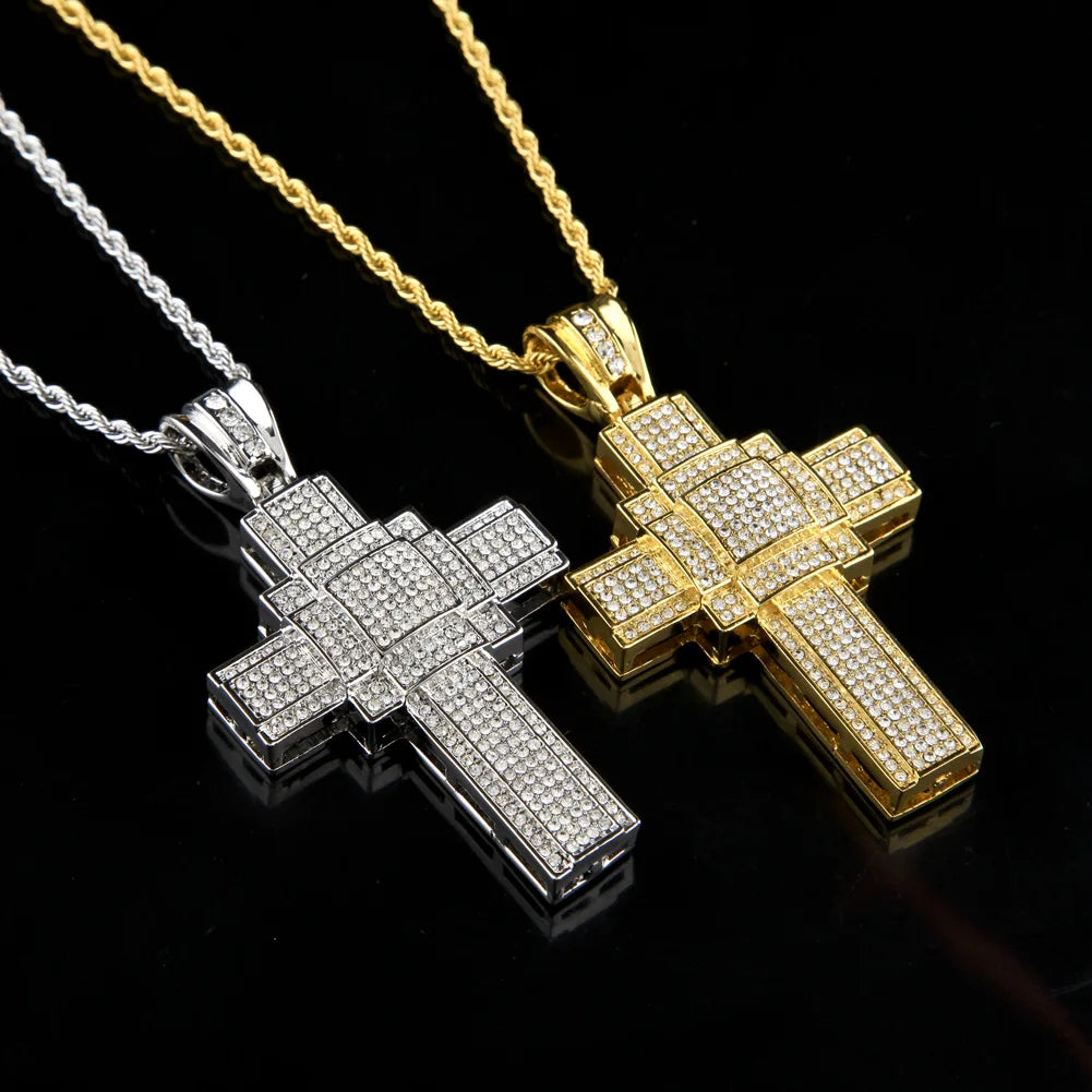 Hot Sale Newest Style Design Jewelry Cross Pendant Cross Pendant Necklace for Women Men Charming Gifts