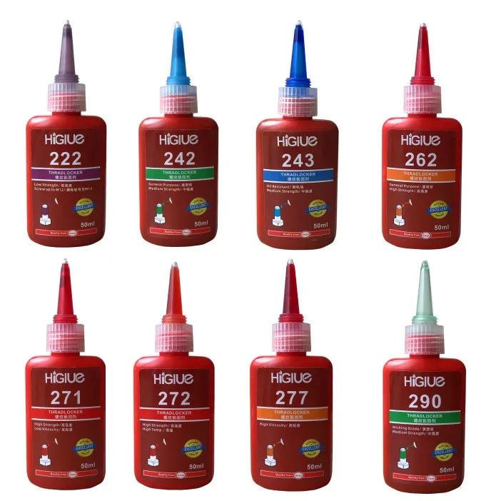 HiGlue 243 Thread Locking Agent 222 262 242 263 271 272 Anaerobic Sealing Glue