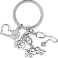 Nursing Doctor Nurse Memorial Alloy Key Ring Holder Customized Designs for Birthday Graduation Christmas Gifts Fast Shipment