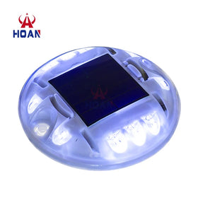 Flashing Home Garden Recharge Pavement Marker Plastic Round Solar Panel Cat Eye Roadsafe Led Solar Road Stud Light
