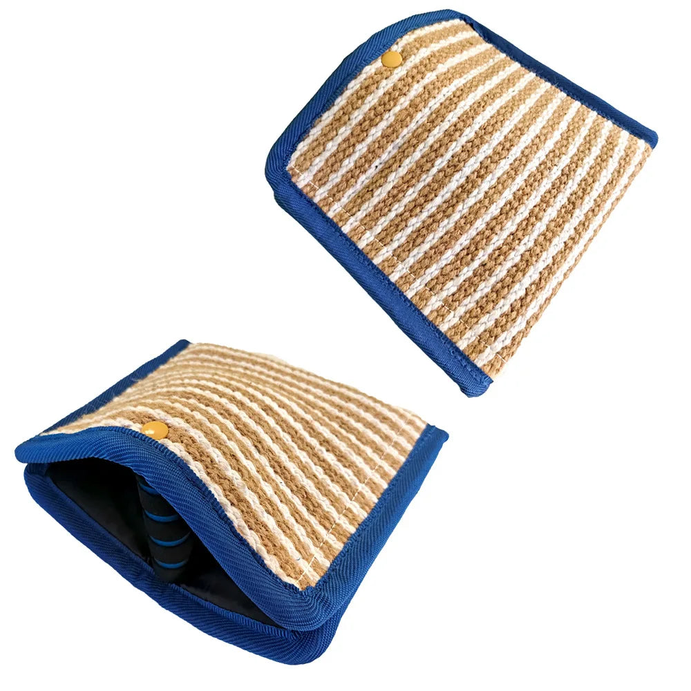 Wholesale Chew Toy Tug Nylon Durable Agility Equipment Dog Training Bite Pillow Jute Customization