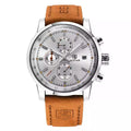 Luxury Benyar 5102 Men's Watch with Box Fashion Waterproof Watch for Men with Chronograph Date Luminous Hands Male Wristwatch