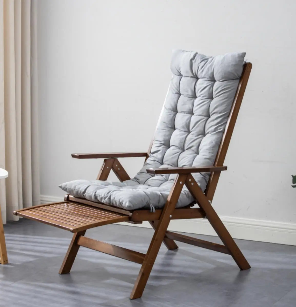 Manufacturer Wholesale Bamboo Recliner New Comfortable Adjustable Recliner Chair