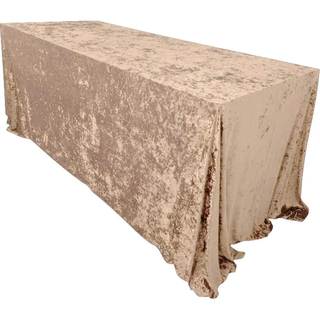Top Online Seller Wedding Decoration Popular Hotel Dining Room Rectangle Velvet Table Cloth