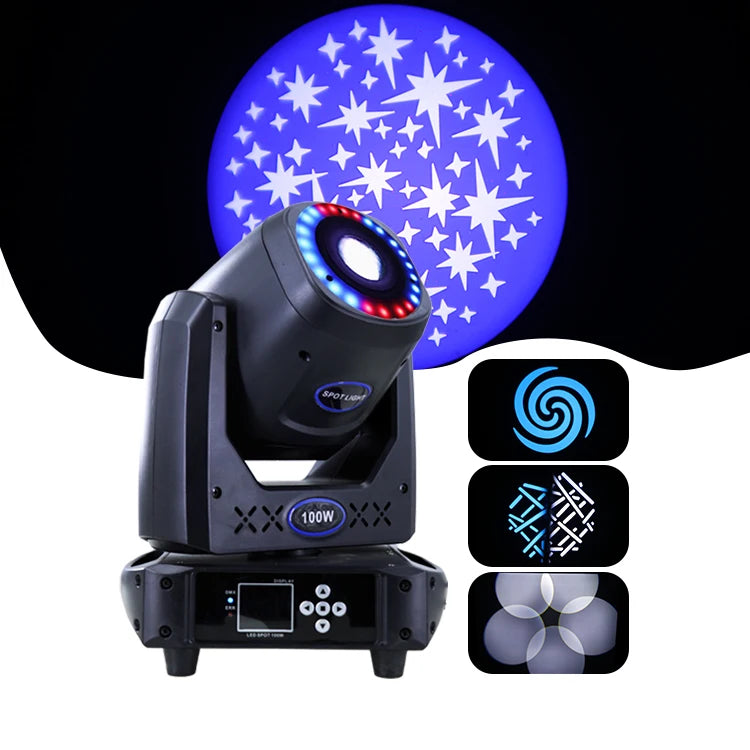 Mini Moving Head Light DJ Bars Club Dmx SpotLight Beam 7R Led 100w Stage Lights