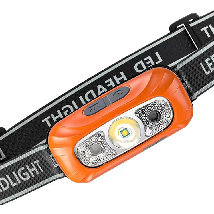Howlighting Outdoor Torch LED Plastic Long Battery Life Rechargeable Super Bright Induction Night Fishing Flashlight Headlight