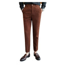 Fashion High Quality 100% Polyester Washed Windproof Waterproof Straight Trouser Chino Pants Formal Casual Golf Pant for Men