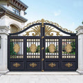 New Design Style Outdoor Garden Aluminum Section Gate Design for Villa Courtyard and Main Gate Design