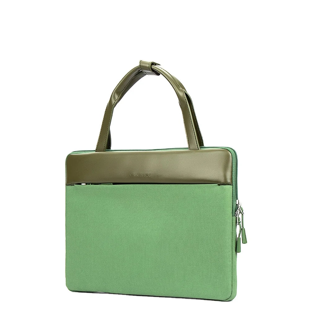 New Trend Vintage Casual Soft 14.2 16 Inch Notebook Laptop Sleeve Bag Waterproof Polyester Carrying Handle Portable Luxury