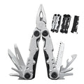 Hot Selling OEM Industrial Grade Multi-Functional Serrated Jaw Stainless Steel Pocket Pliers Tool Kit Wire Cutter Folding Pliers