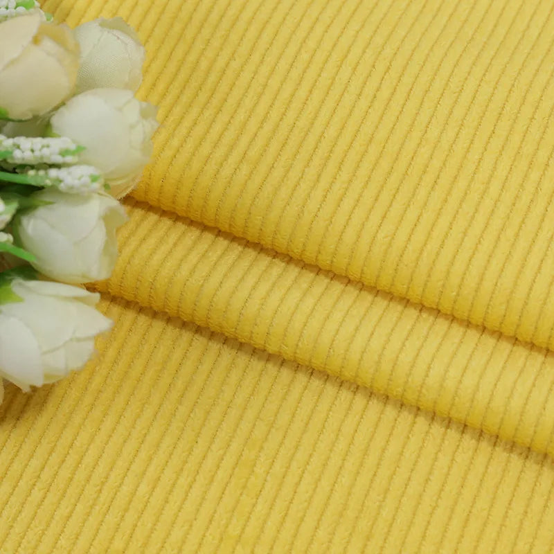 New Arrival 100% Cotton Solid Dyed 8 Wales Corduroy Fabric Wholesale