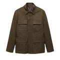 Vintage Straight Streetwear Outdoor Stylish Four Pocket Eco-Friendly Lightweight Spring Workwear Long Warm Classic Jacket Men