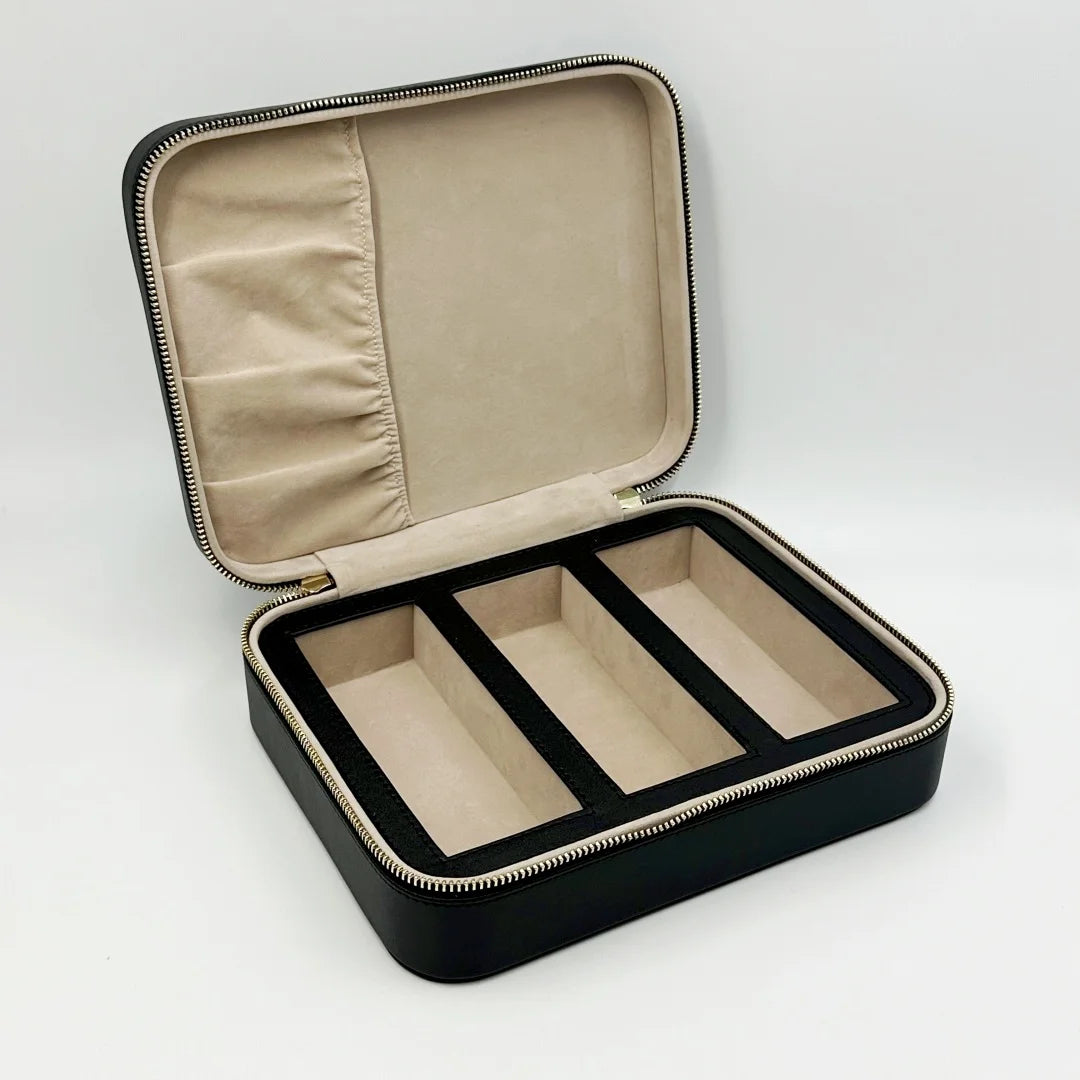 Custom Design 3 Slot Travel Organizer with Zipper