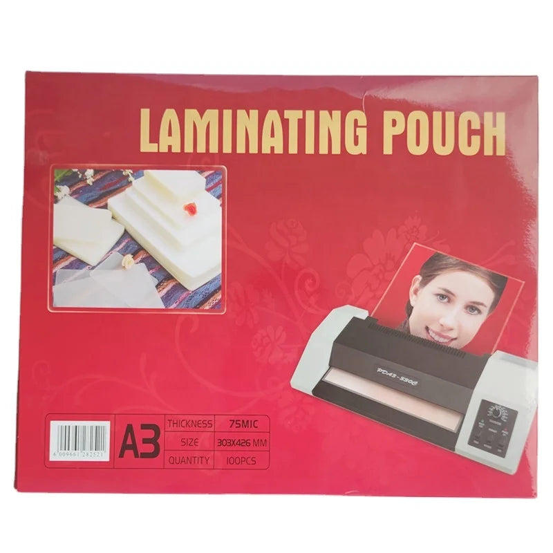 Superior Sticky Laminating Film Higher Transparent Thermal Glossy Lamination Pouches A4 80 Micron