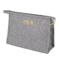 Cation Fabric Polyester Cosmetic Wash Zipper Bag for Men Travel Organizer Storage Bag with Logo Custom OEM