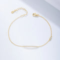 Fashion Women Jewelry Accessories Bracelet 925 Sterling Silver Diamond Bar Zirconia Bracelet